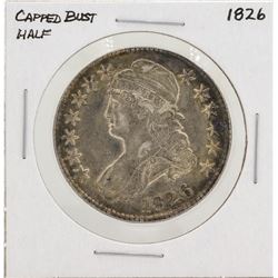 1826 Capped Bust Half Dollar Silver Coin