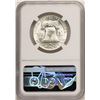 Image 2 : 1957-D Franklin Half Dollar Coin NGC MS65FBL