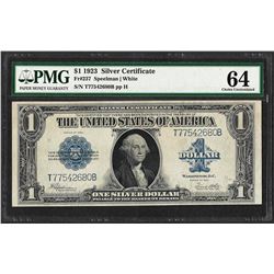 1923 $1 Silver Certificate Note Fr.237 PMG Choice Uncirculated 64