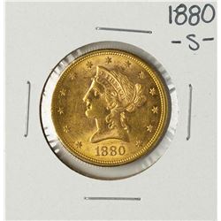 1880-S $10 Liberty Head Eagle Gold Coin