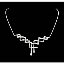 18KT White Gold 3.00 ctw Diamond Necklace