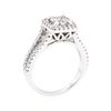 Image 4 : 14KT White Gold 1.21 ctw Diamond Ring