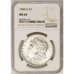 1900-O $1 Morgan Silver Dollar Coin NGC MS64