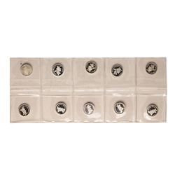 Lot of (10) Disney Mickey & Minnie Mouse 1/20 oz. .999 Fine Silver Coin Rounds