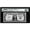 Image 1 : 1935 $1 Silver Certificate Note Fr.1607 PMG Gem Uncirculated 66EPQ