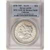 Image 1 : 1878 7TF Reverse 78' VAM 145 Broken N&M $1 Morgan Silver Dollar Coin PCGS AU55 H