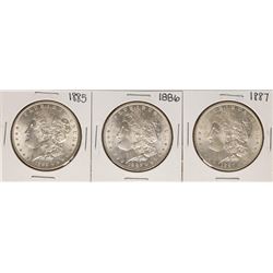 Lot of 1885-1887 $1 Morgan Silver Dollar Coins