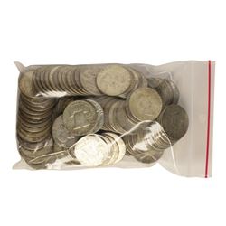 Bag of (100) Silver Franklin Half Dollar Coins - $50 Face Value