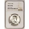 Image 1 : 1953-D Franklin Half Dollar Coin NGC MS65FBL