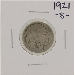 1921-S Buffalo Nickel Coin