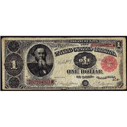 1891 $1 Treasury Note