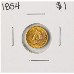 1854 $1 Indian Princess Head Gold Dollar Coin