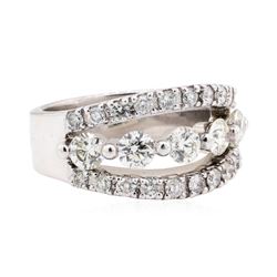 14KT White Gold 1.95 ctw Diamond Wedding Band