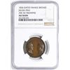 Image 1 : 1836 France Bronze Arc De Triomphe Medal NGC AU58 BN