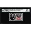 Image 1 : 1874 25 Cents Fifth Issue Fractional Currency Note Fr.1309 PMG Gem Uncirculated