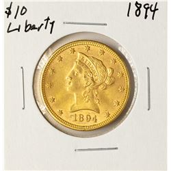 1894 $10 Liberty Head Eagle Gold Coin