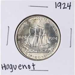 1924 Huguenot Commemorative Half Dollar Coin