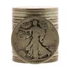 Image 1 : Roll of (20) Assorted Date 1929 and Earlier Walking Liberty Half Dollar Coins