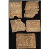 Image 1 : Lot of (4) Miscellaneous Colonial Currency Notes