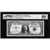 Image 1 : 1935B $1 Silver Certificate Note Fr.1611 PMG Superb Gem Uncirculated 68EPQ