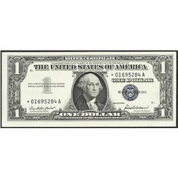 Uncirculated 1957 $1 Silver Certificate STAR Note