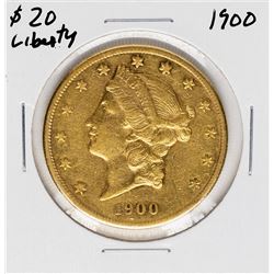 1900 $20 Liberty Head Double Eagle Gold Coin