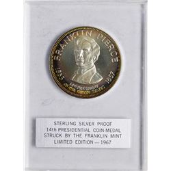 1967 Limited Edition Sterling Silver Proof Presidential Medal