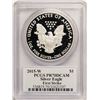 Image 2 : 2015-W $1 Proof American Silver Eagle Coin PCGS PR70DCAM W/Miles Standish Signat