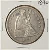 Image 1 : 1846 $1 Seated Liberty Silver Dollar Coin