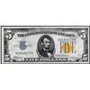Image 1 : 1934A $5 North Africa WWII Emergency Issue Silver Certificate Note