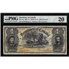 Image 1 : 1898 $1 Dominion of Canada ONEs Inward Note DC-13a PMG Very Fine 20