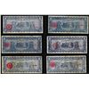 Image 2 : Lot of (6) 1915 1 Peso Mexico Revolutionary State of Chihuahua Notes