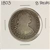 Image 1 : 1803 Mexico Carlous IIII 8 Reales Silver Coin
