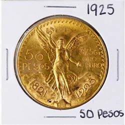 1925 Mexico 50 Pesos Oro Puro Gold Coin