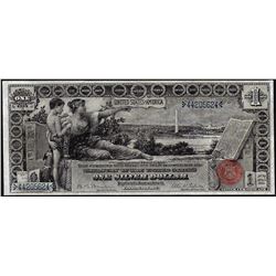 1896 $1 Educational Silver Certificate Note