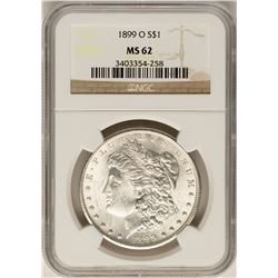 1899-O $1 Morgan Silver Dollar Coin NGC MS62