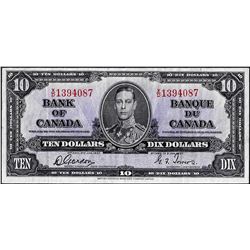 1937 $10 Bank of Canada Note