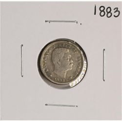 1883 Kingdom of Hawaii Dime Coin