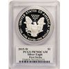 Image 2 : 2015-W $1 Proof American Silver Eagle Coin PCGS PR70DCAM W/Miles Standish Signat