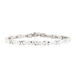 14KT White Gold 3.00 ctw Diamond Bracelet