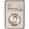 Image 1 : 1962 Franklin Half Dollar Coin NGC MS64