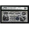 Image 1 : 1882 DB $10 Wells Fargo San Francisco, CA CH# 5105 National Note PMG Very Fine 3
