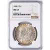 Image 1 : 1888 $1 Morgan Silver Dollar Coin NGC MS63