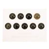 Image 2 : Set of 1955-1963 Proof Franklin Half Dollar Coins