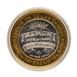.999 Fine Silver Sam Boyd's Fremont Las Vegas, NV $10 Limited Edition Gaming Tok