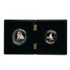 Image 2 : 1995 Civil War Battlefield Commemorative (2) Coin Set w/Box & COA
