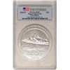 Image 1 : 2010-P America the Beautiful Mount Hood NP 5 Ounce Silver Coin PCGS SP69 First S