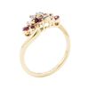 Image 4 : 14KT Yellow Gold 0.50 ctw Ruby and Diamond Ring