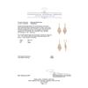 Image 3 : 14KT Rose Gold 1.80 ctw Diamond Earrings