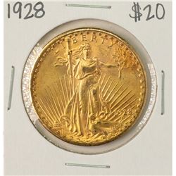 1928 $20 St. Gaudens Double Eagle Gold Coin